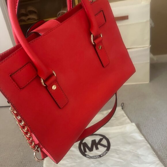 Michael Kors Orange Purse - Picture 5 of 5